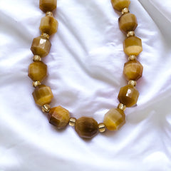 10mm Lantern Cut Tiger Eye