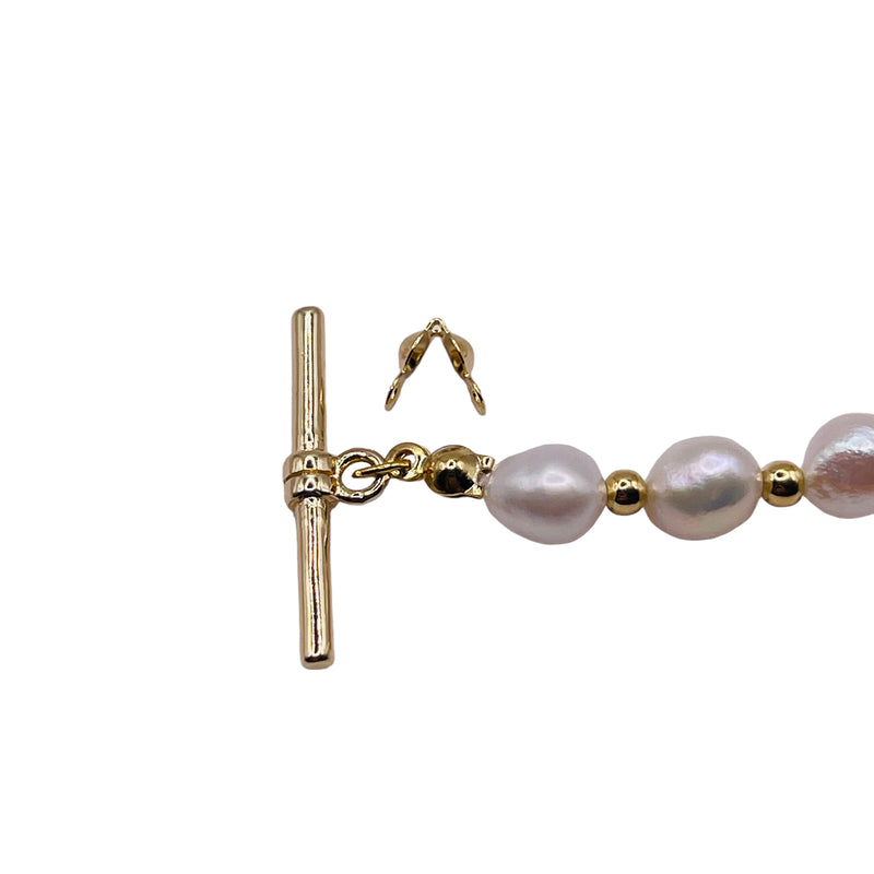 3mm Beadtip/Clamshell 18K Gold Plated