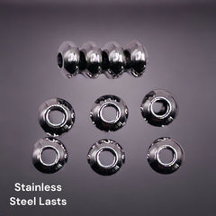 4x2mm Roundel Spacer Stainless Steel