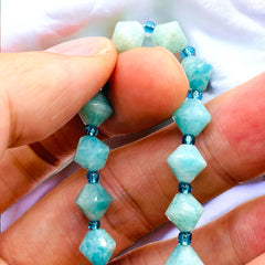 8mm Bicone Amazonite