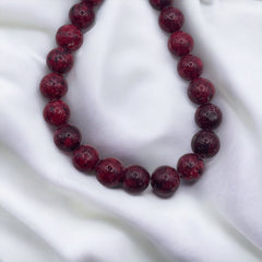 8mm Round Dyed Jade