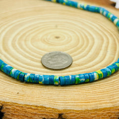 4x2mm Disc Dyed Agate