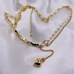 18K You Make my Heart Drop Necklace