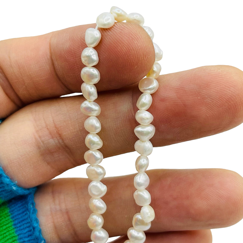 Fresh Water Pearl Button 4 to 5mm
