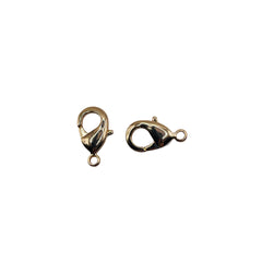 15mm Lobster Clasps 18K Gold Plated