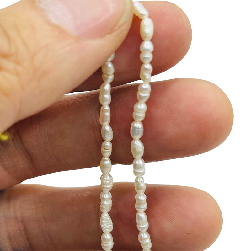 Fresh Water Pearl Rice 2.5 to 3mm