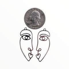 Loving Face-Silver Plated