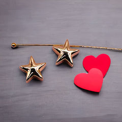 9mm Star Charm 18K Gold Plated