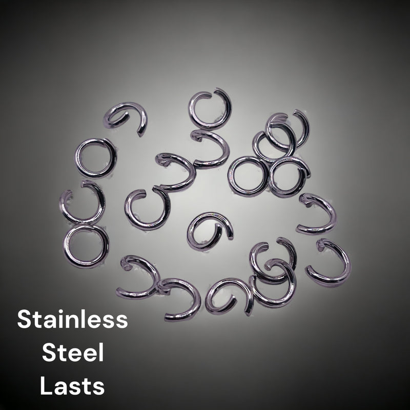6mm Jump Rings Stainless Steel
