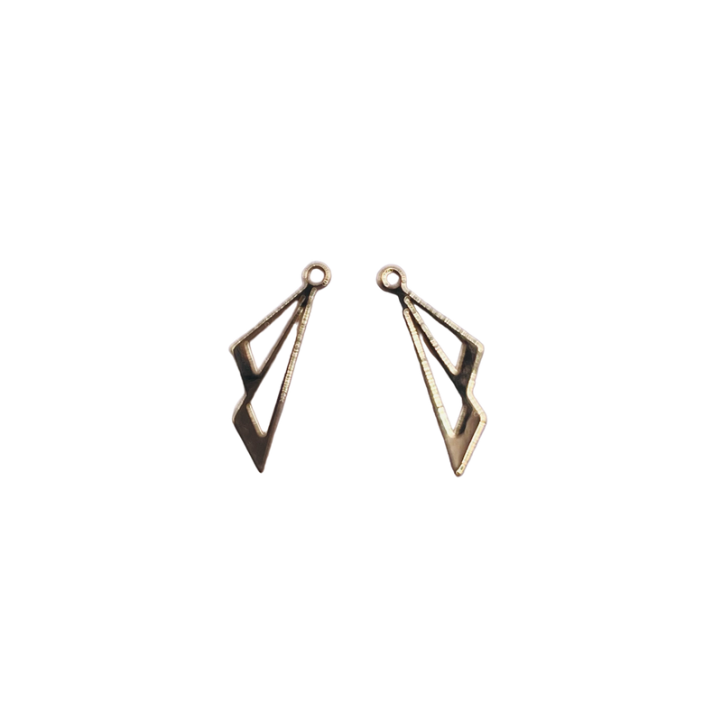 17mm Charms 18K Gold Plated