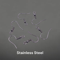 18mm Ear Wire Stainless Steel
