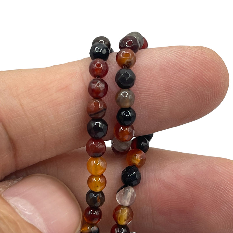 4mm Faceted Round Agate