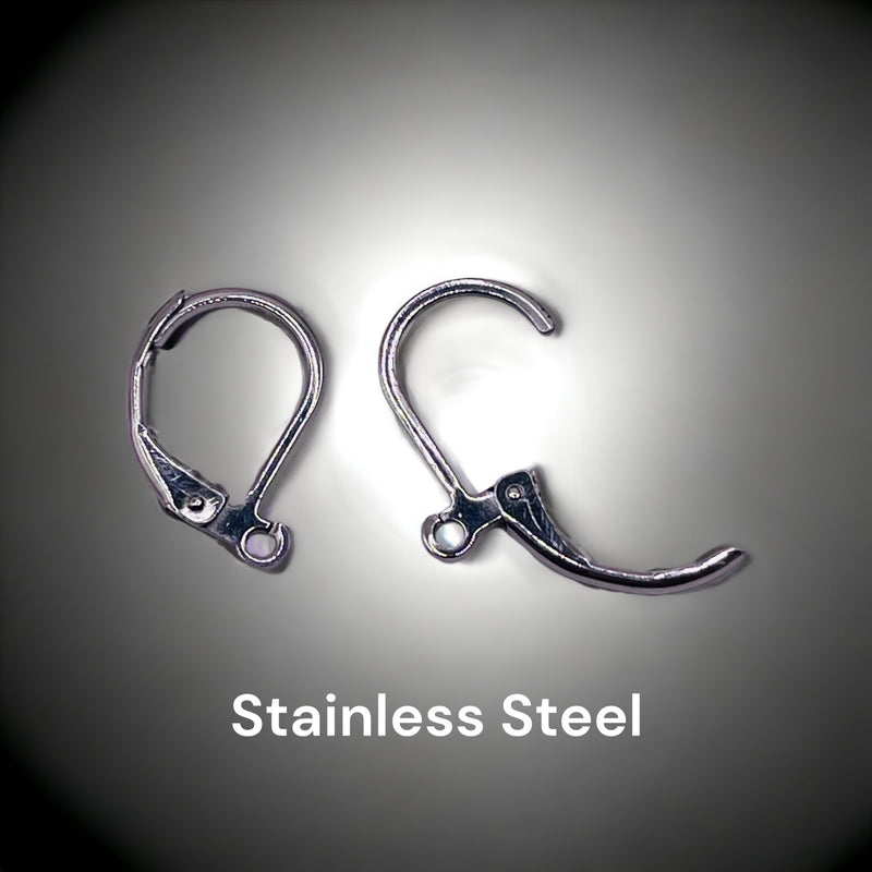 14mm Ear Wire Stainless Steel