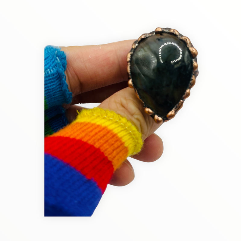 Labradorite Handmade Ring