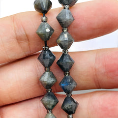 8mm Bicone Labradorite