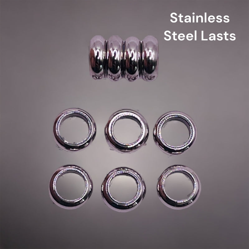 5x2mm Roundel Spacer Stainless Steel