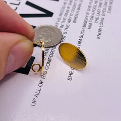 17mm Designer Earring 18K Gold Plated