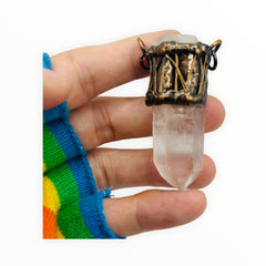 Clear Crystal Handmade Pendant