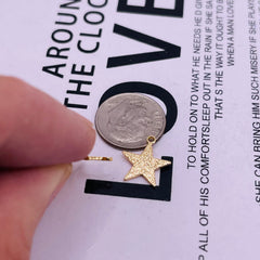 12mm Star Charms 18K Gold Plated