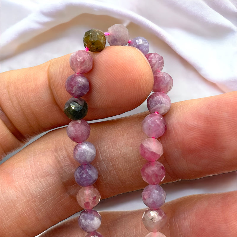 6mm Round Cut Pink Tourmaline