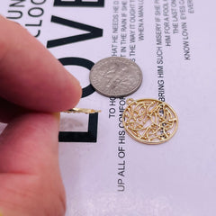 20mm Charms 18K Gold Plated