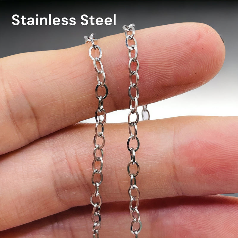 4mm Cable Chain Stainless Steel