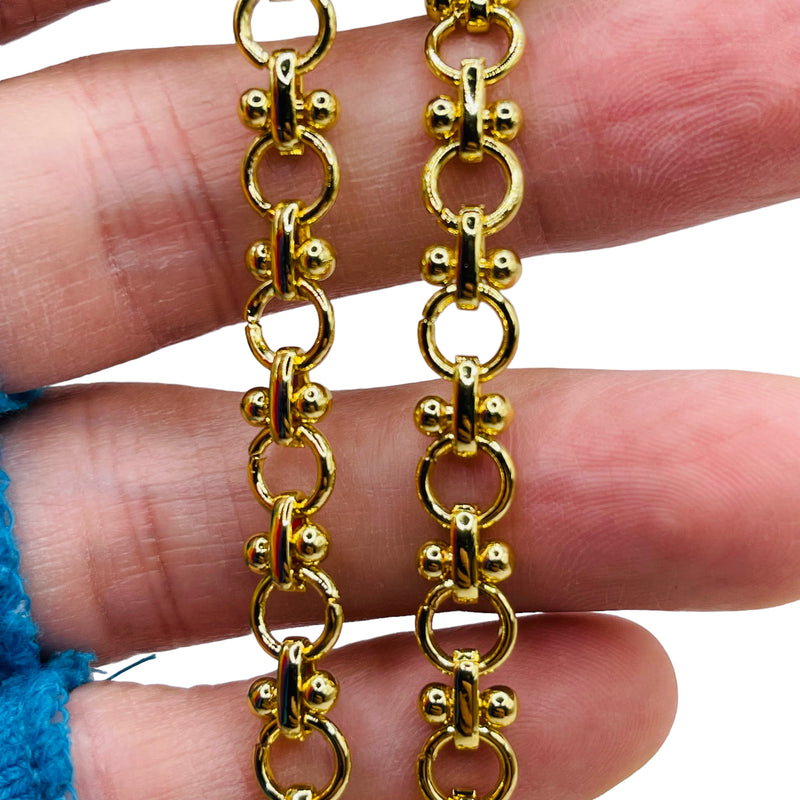 Losolo 7mm Handmade Chain Gold Plated