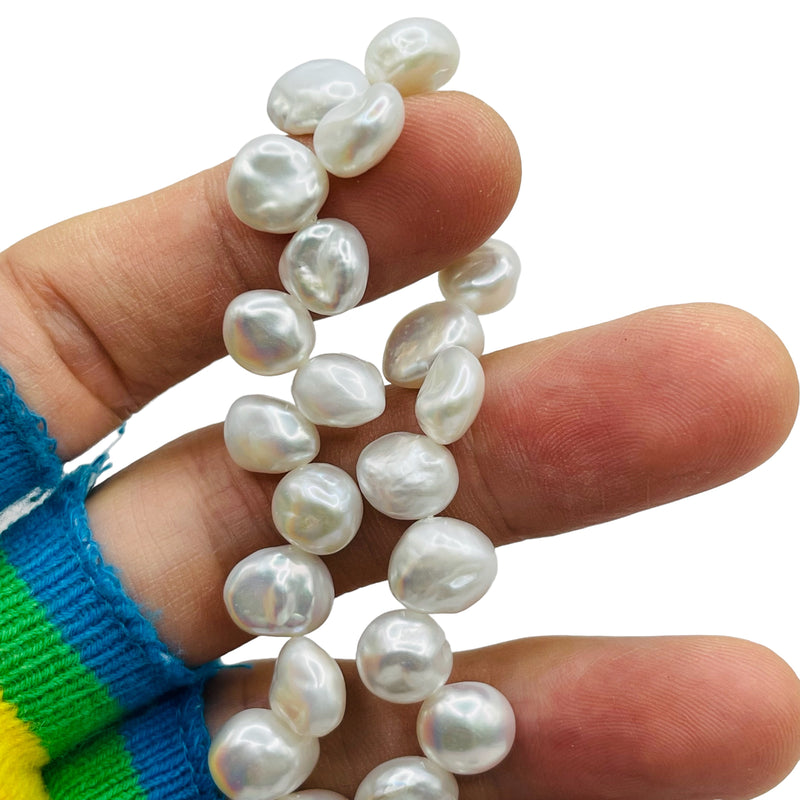 Fresh Water Pearl Side drilled 8 to 11mm
