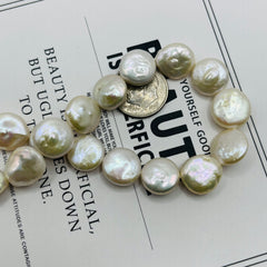 Fresh Water Pearl Coin 10 to 11mm