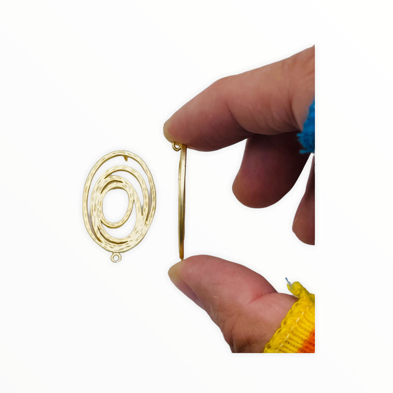 Circular Connector-Satin Gold Plated