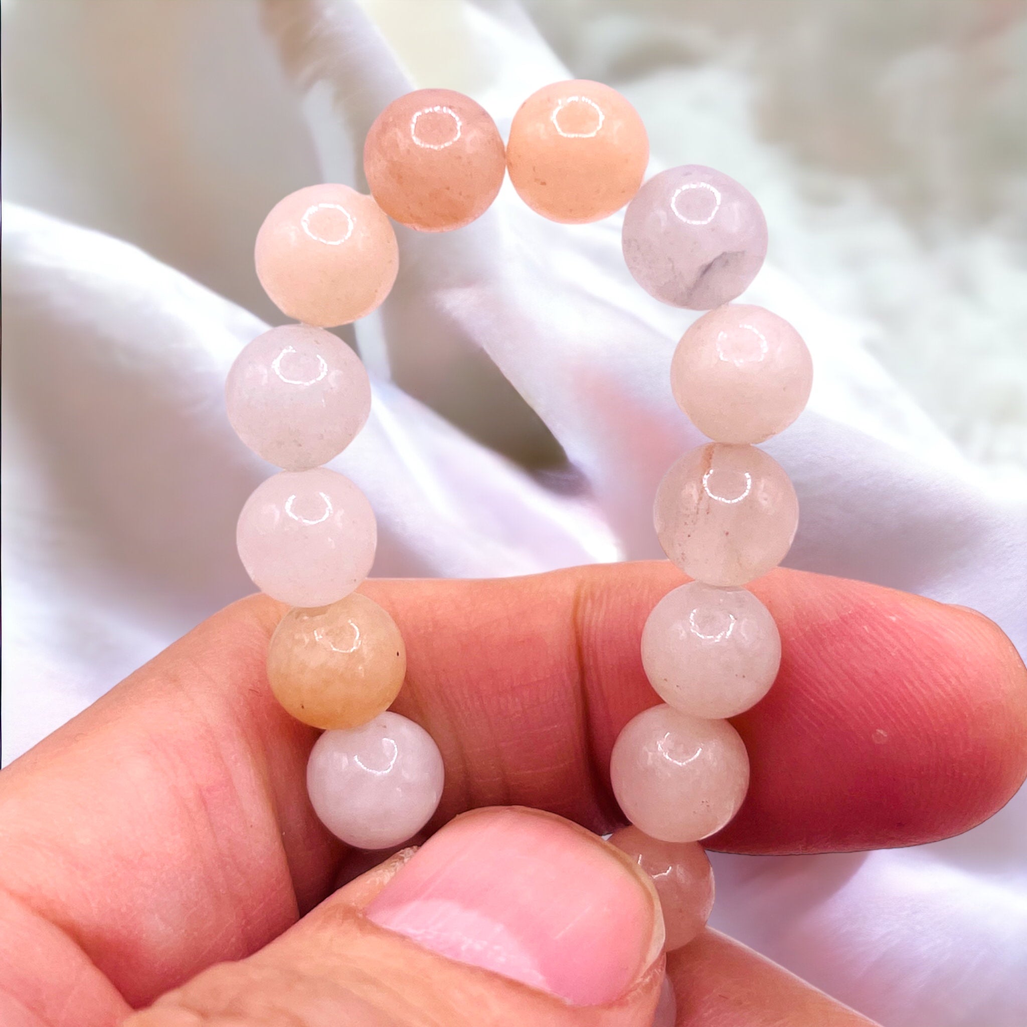 6mm Round Pink Aventurine - Main Image