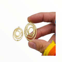 Circular Connector-Satin Gold Plated